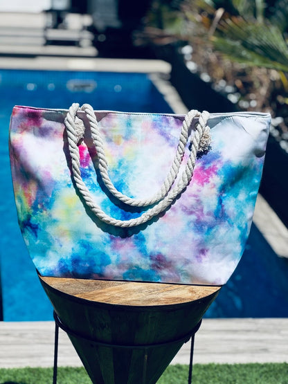 Bolso de playa multicolor