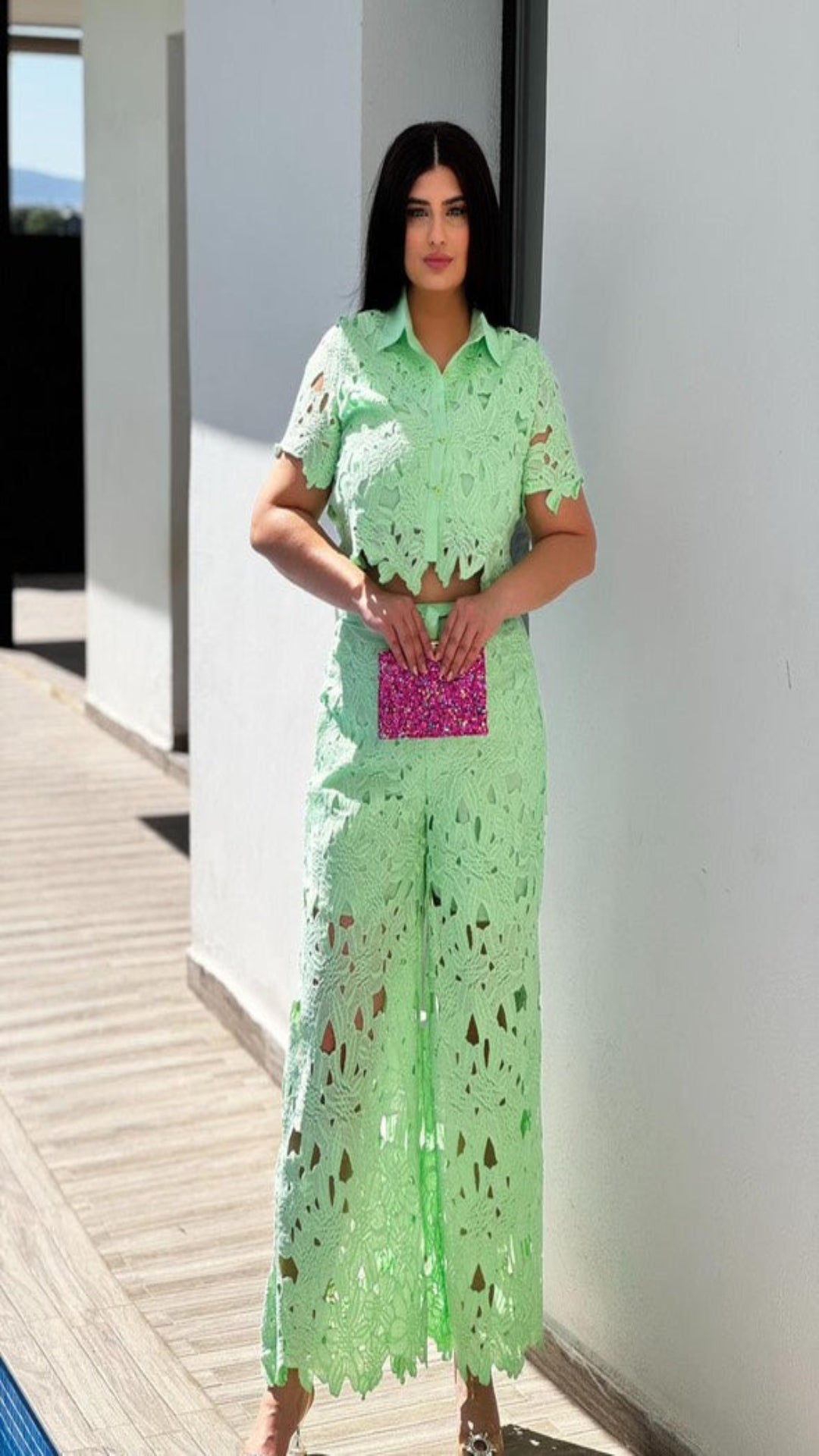 Conjunto top y pantalón