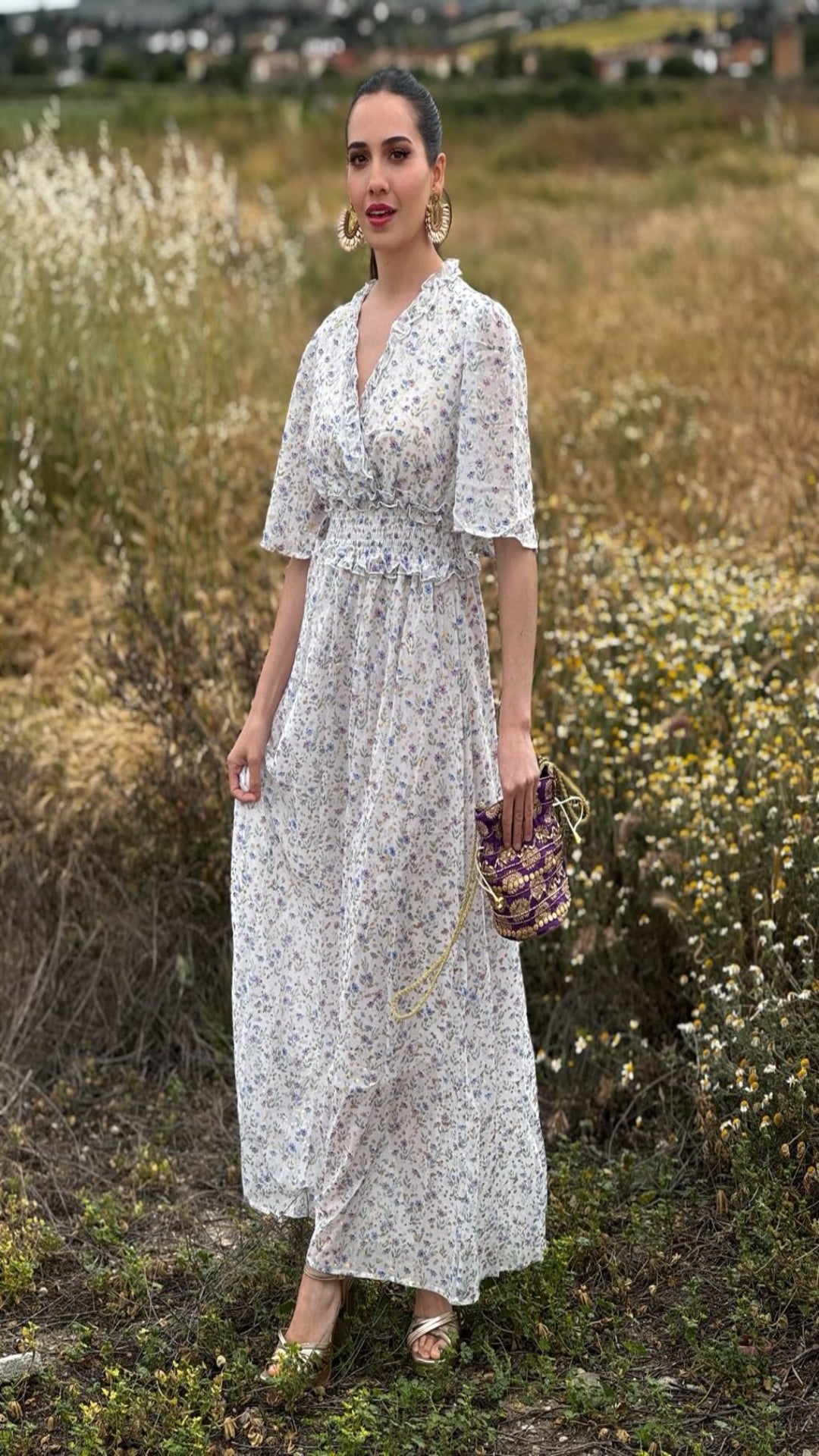 Vestido estampado floral