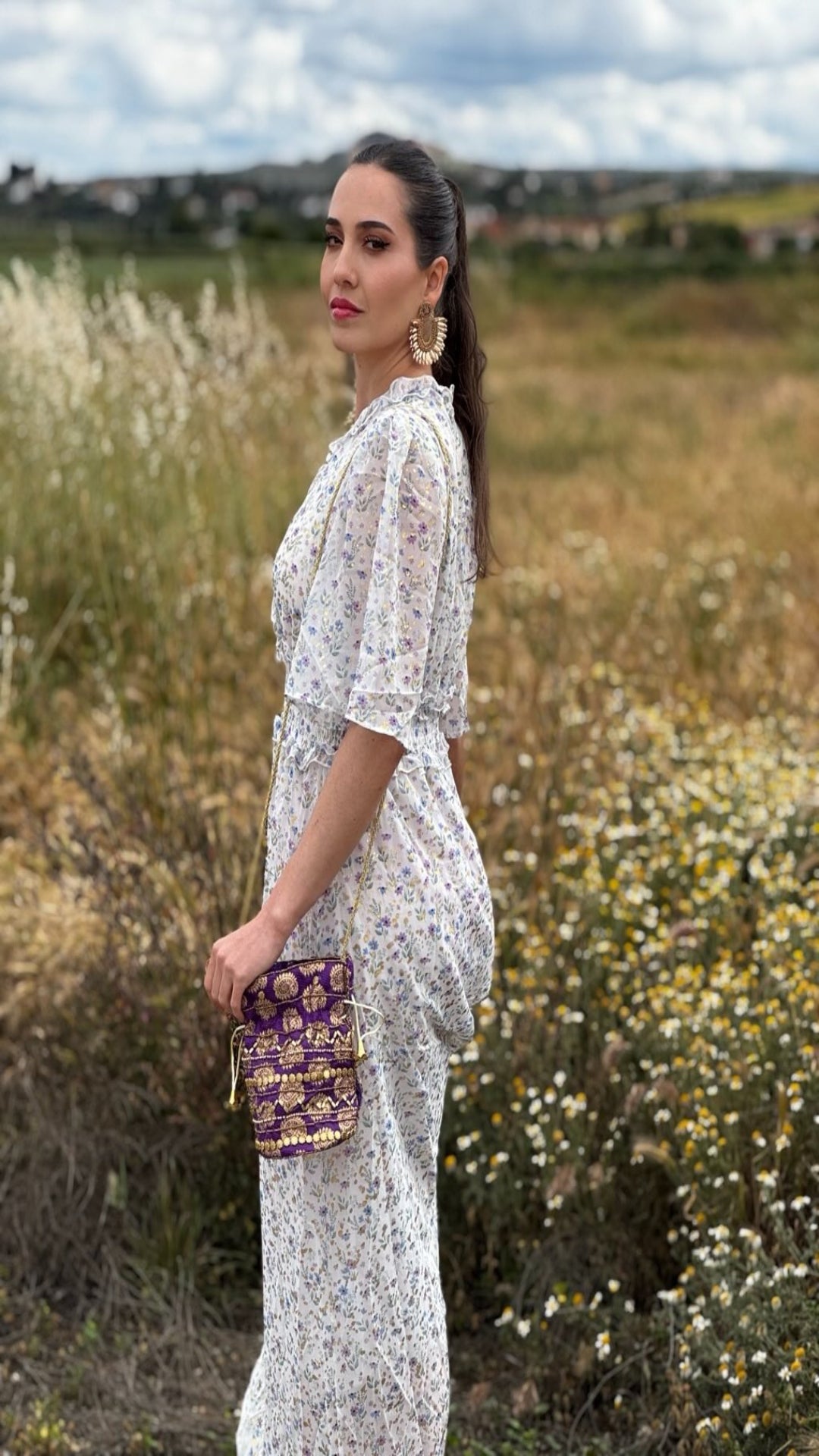 Vestido estampado floral