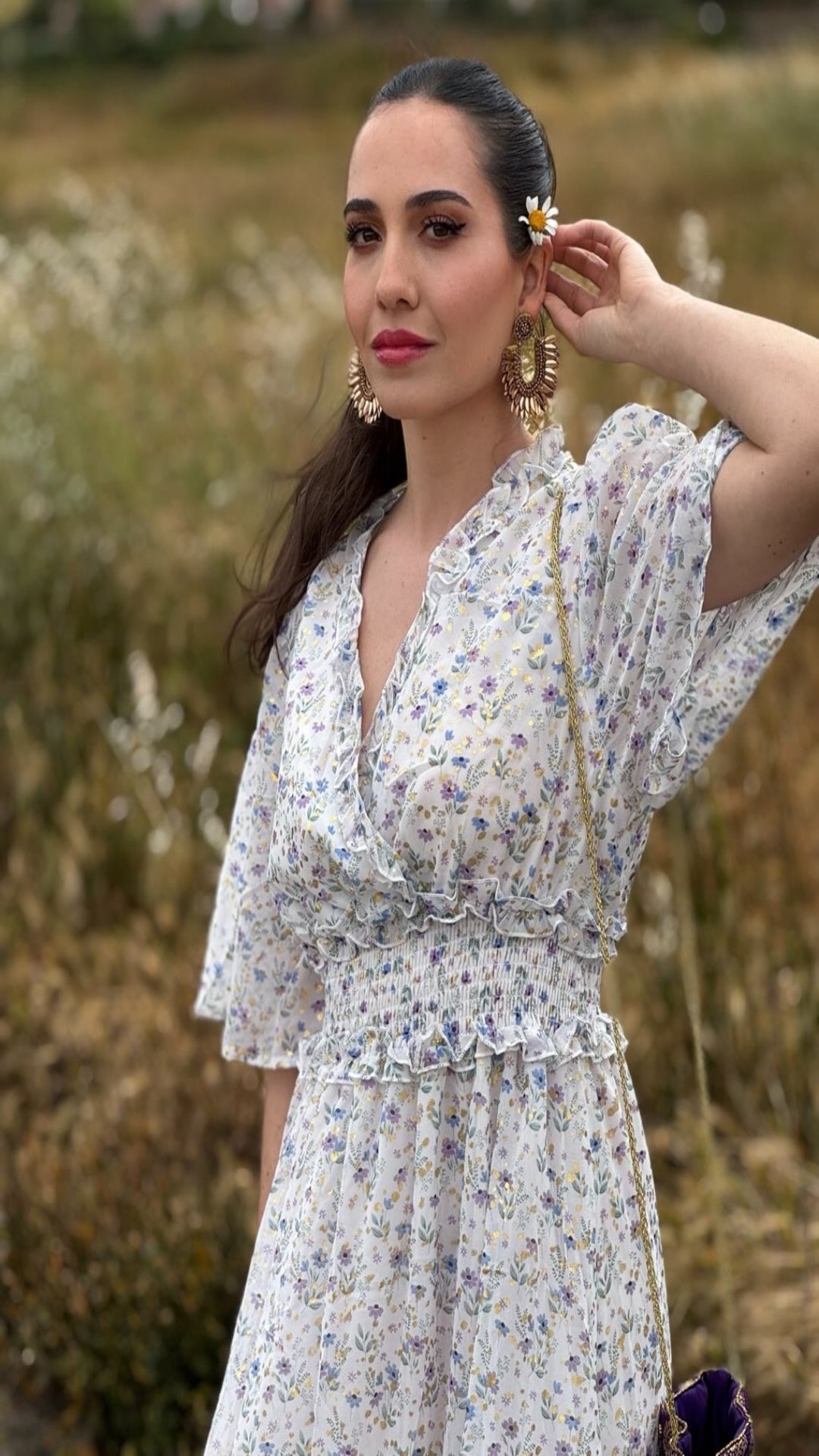 Vestido estampado floral