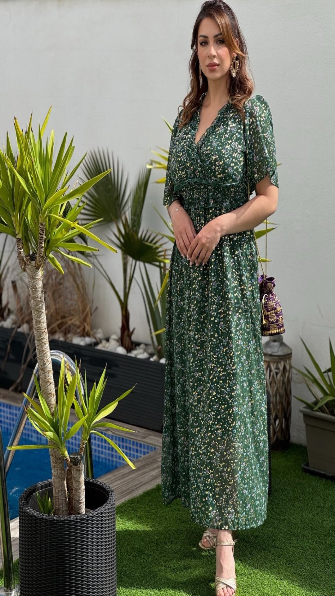 Vestido estampado floral