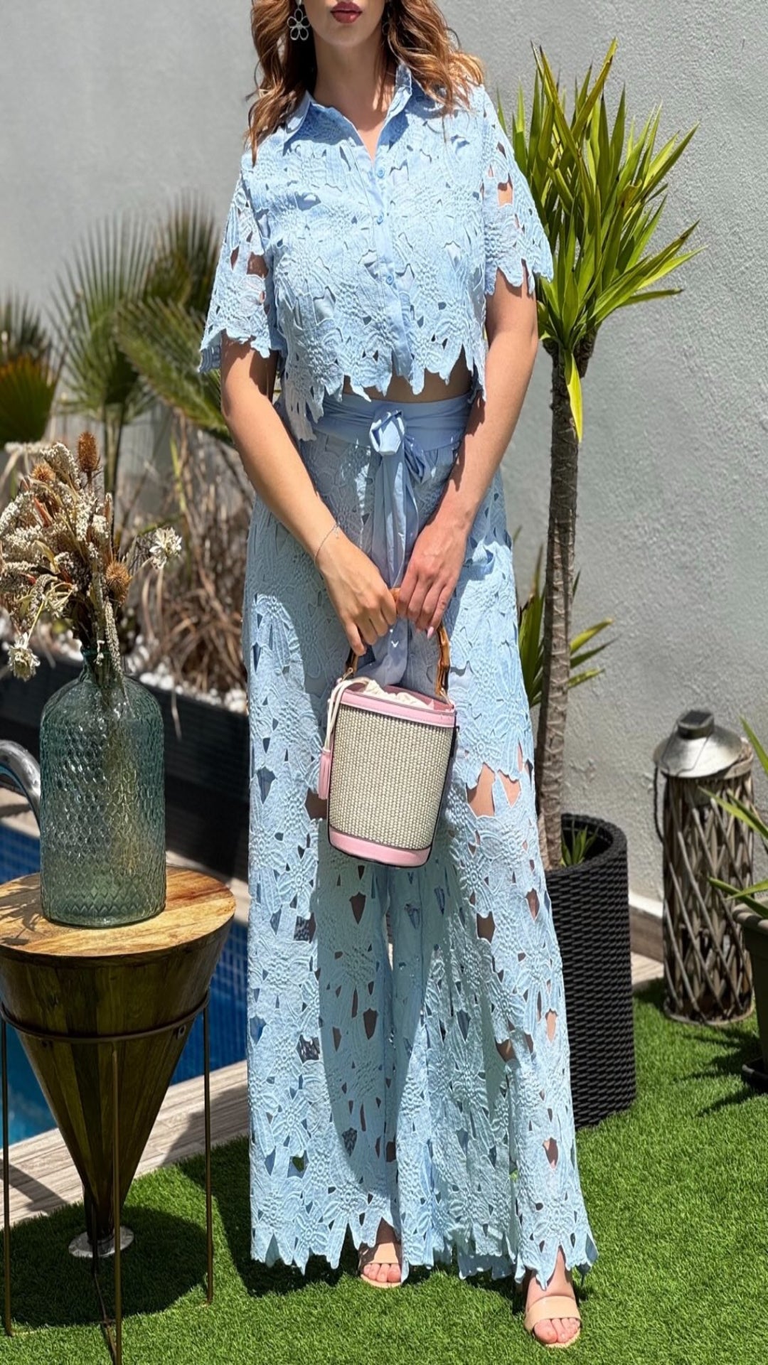 Conjunto top y pantalón
