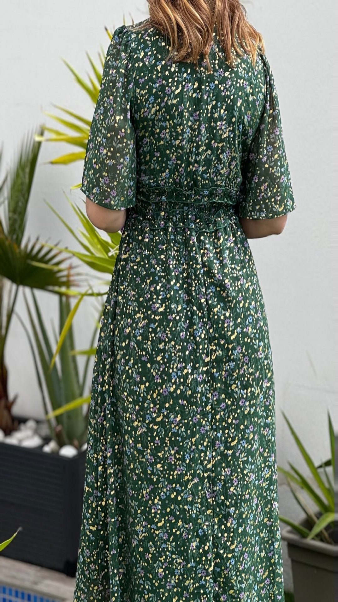 Vestido estampado floral