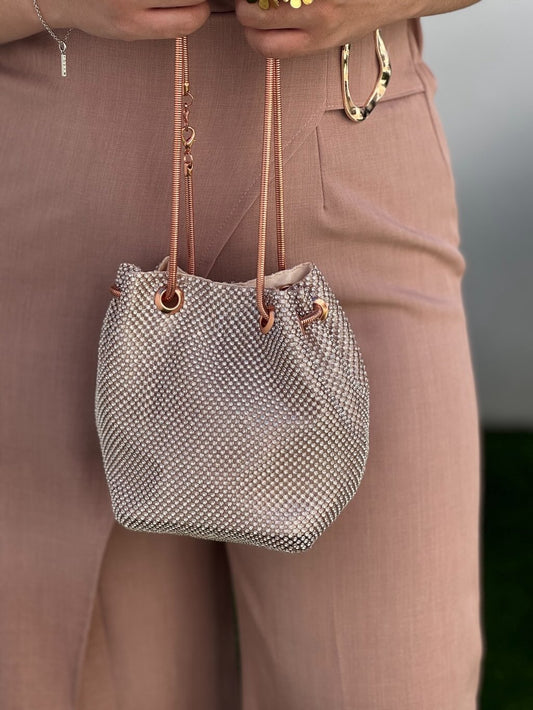 Bolso bombonera strass