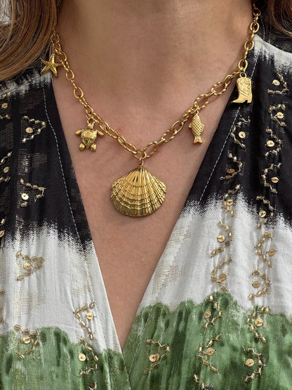 Collar concha de mar