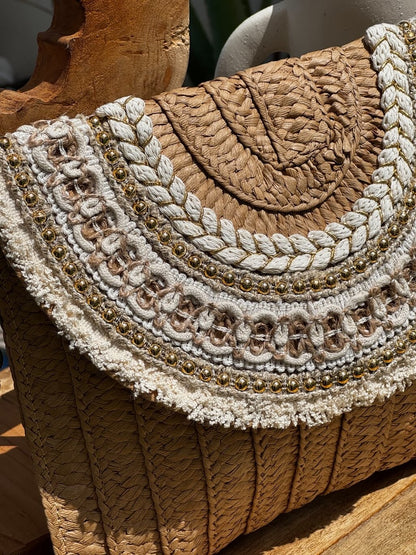 Bolso sobre trenzado