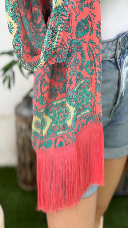 Kimono flecos