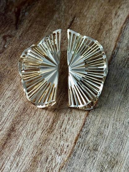 Pendientes media flor