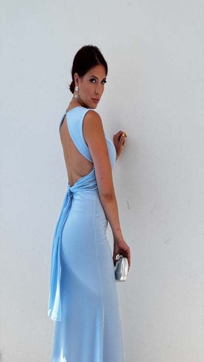 Vestido espalada descubierto