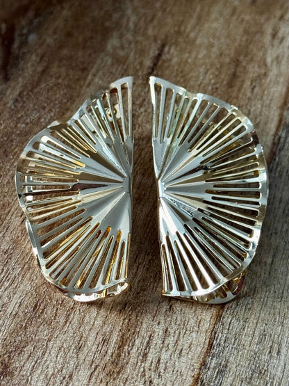 Pendientes media flor