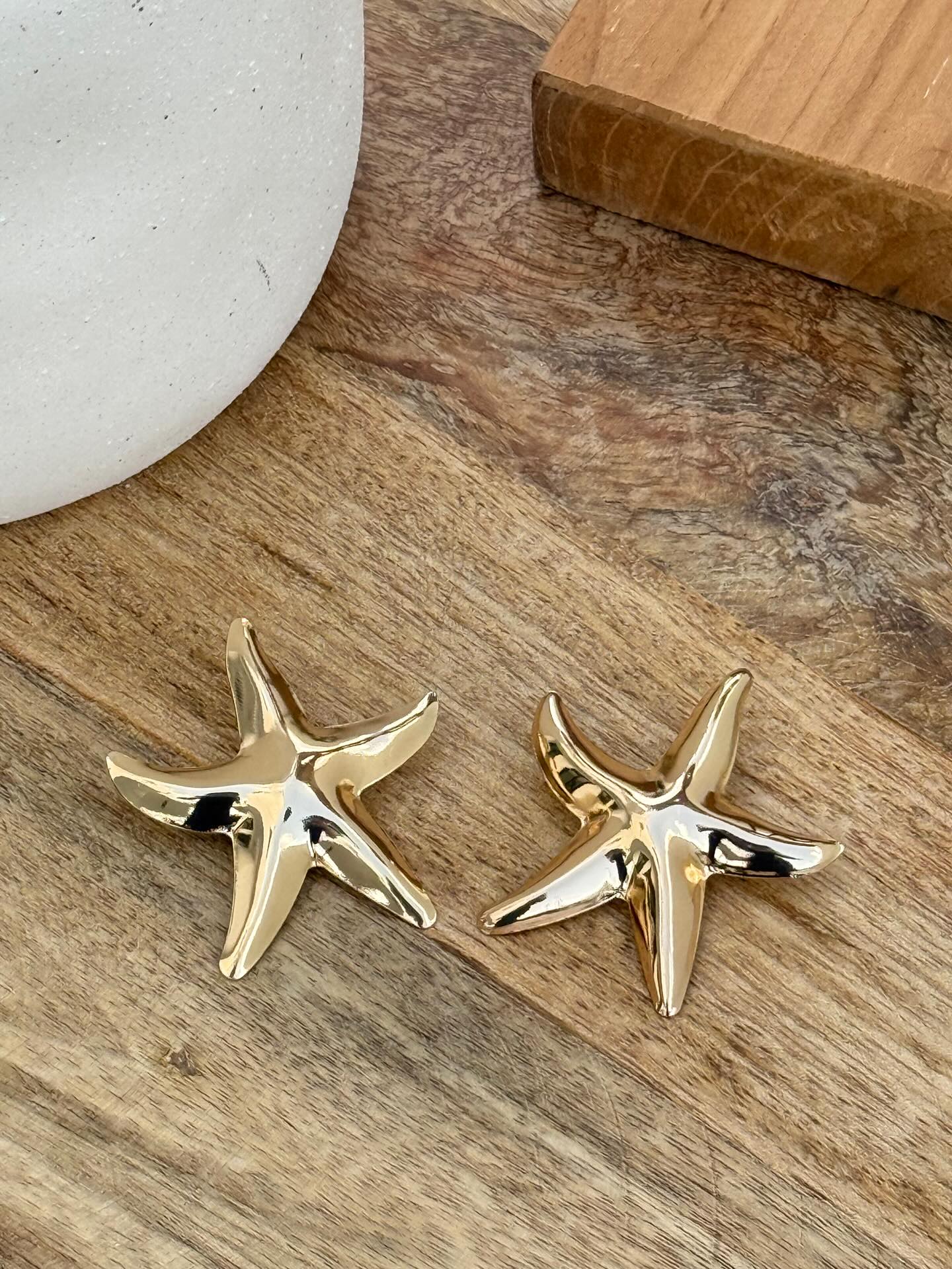 Pendientes estrella de mar
