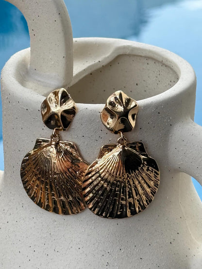 Pendientes maxi concha