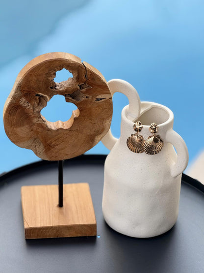 Pendientes maxi concha