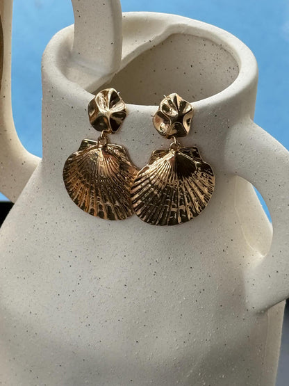Pendientes maxi concha