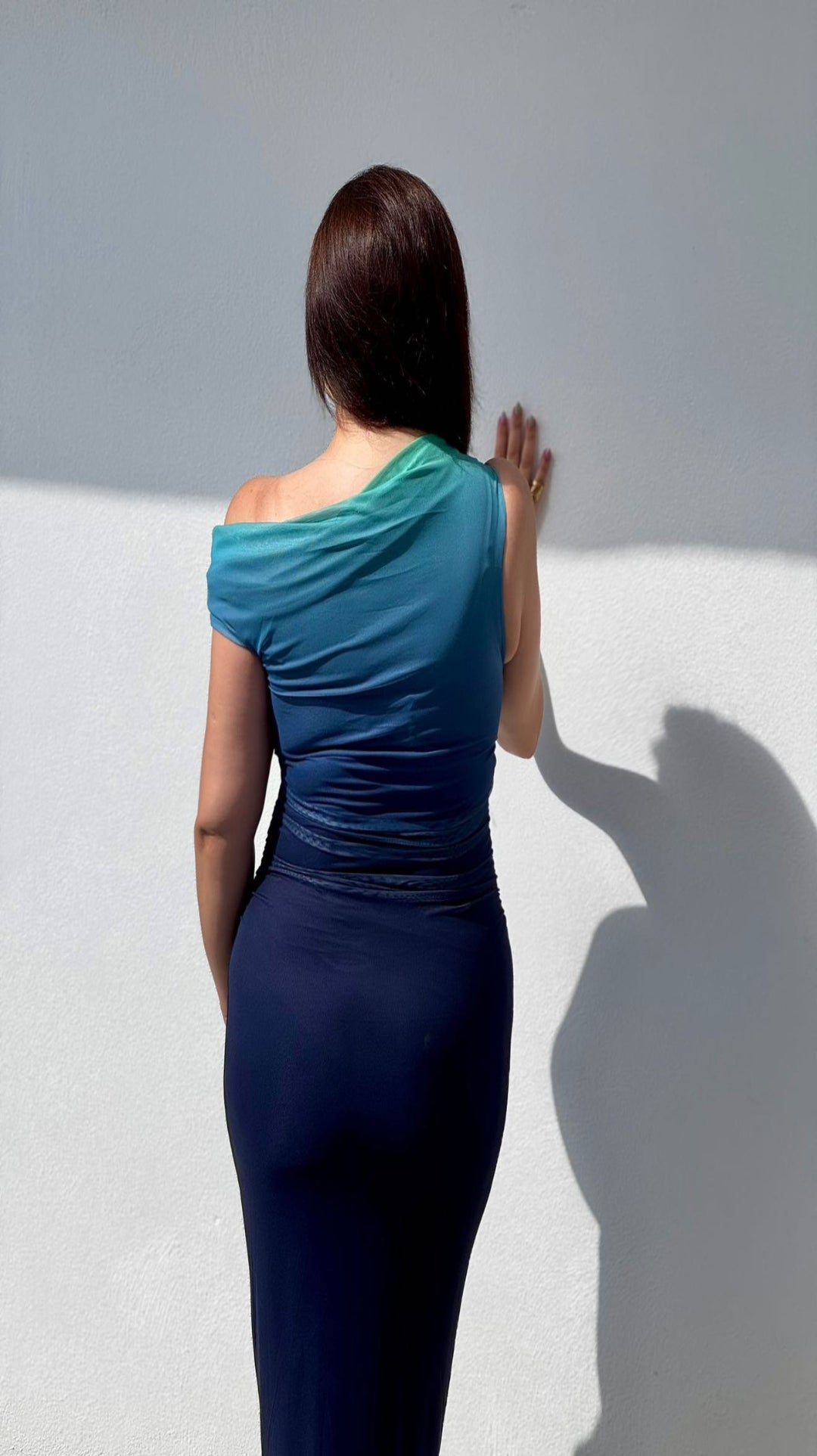 Vestido tul largo