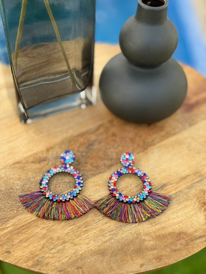 Pendientes con flecos