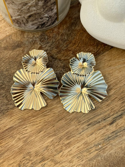 Pendiente estilo hoja