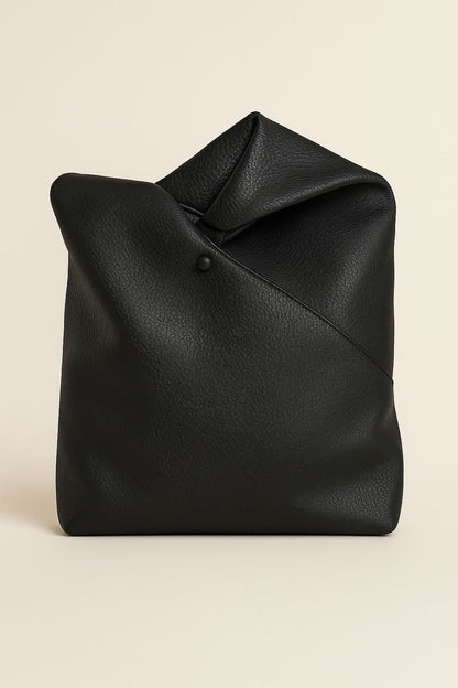 Bolso de hombro efecto piel