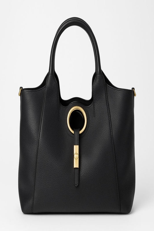 Bolso de hombro efecto piel