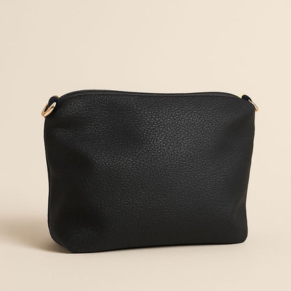 Bolso de hombro efecto piel