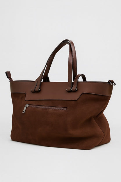 Bolso shopper efecto ante