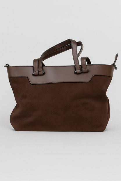 Bolso shopper efecto ante