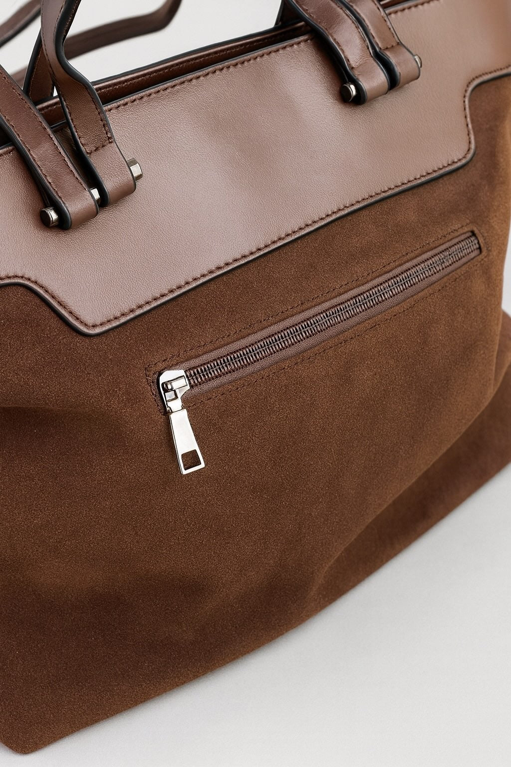 Bolso shopper efecto ante