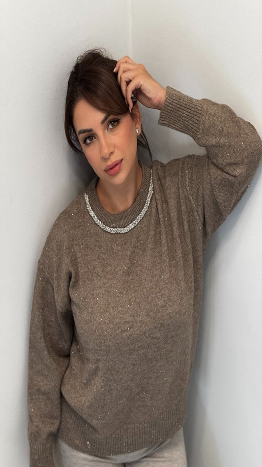 Jersey oversize brillo
