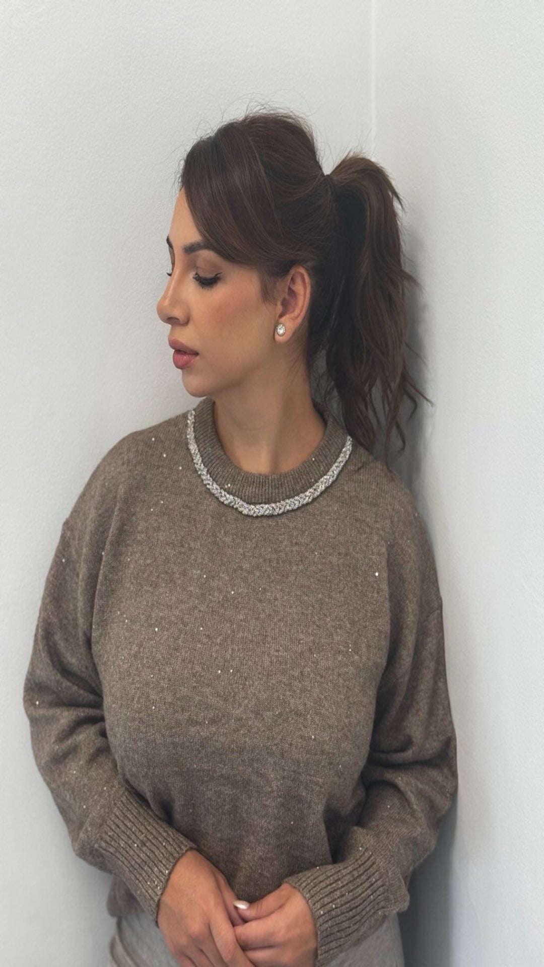 Jersey oversize brillo