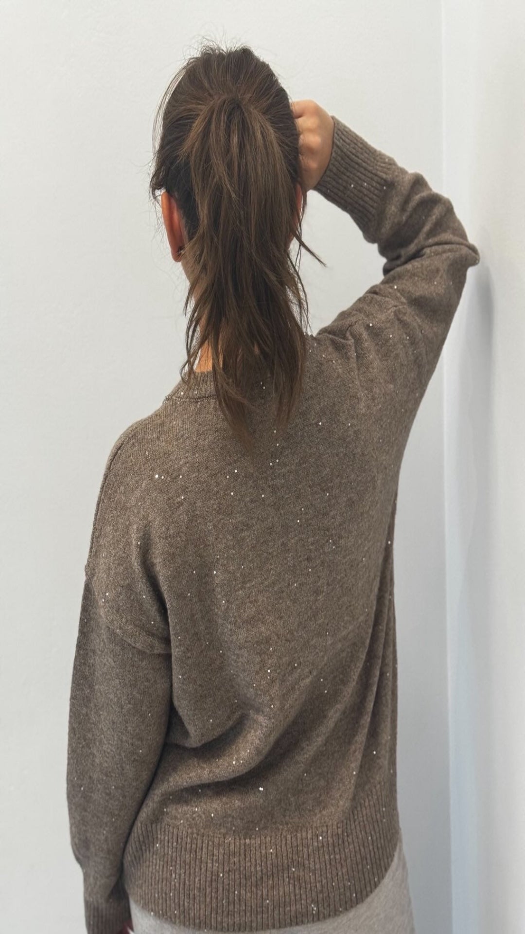 Jersey oversize brillo