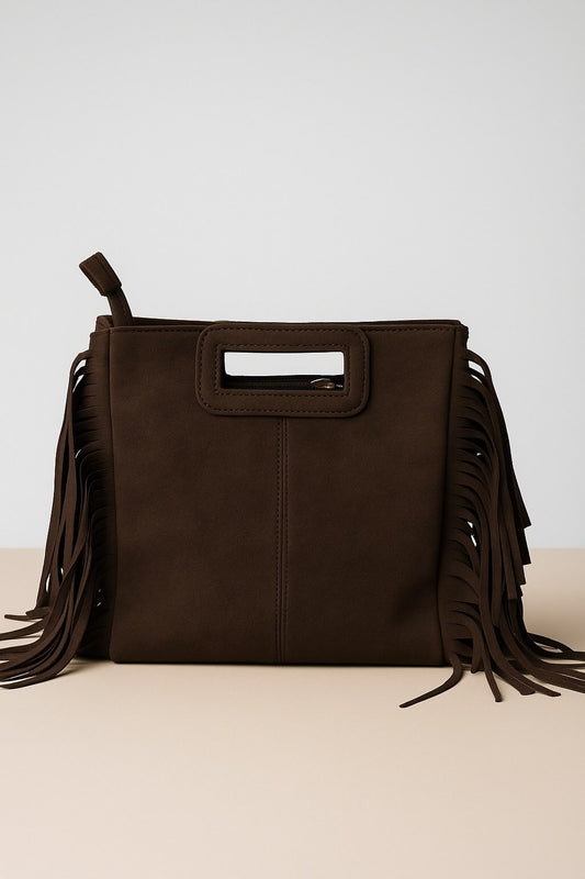 Bolso detalle flecos
