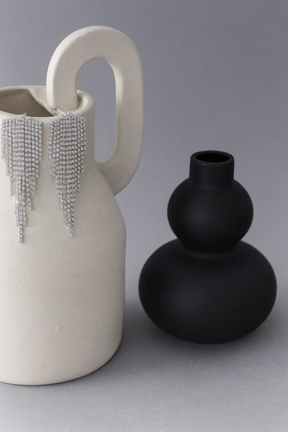 Pendientes largos brillantes