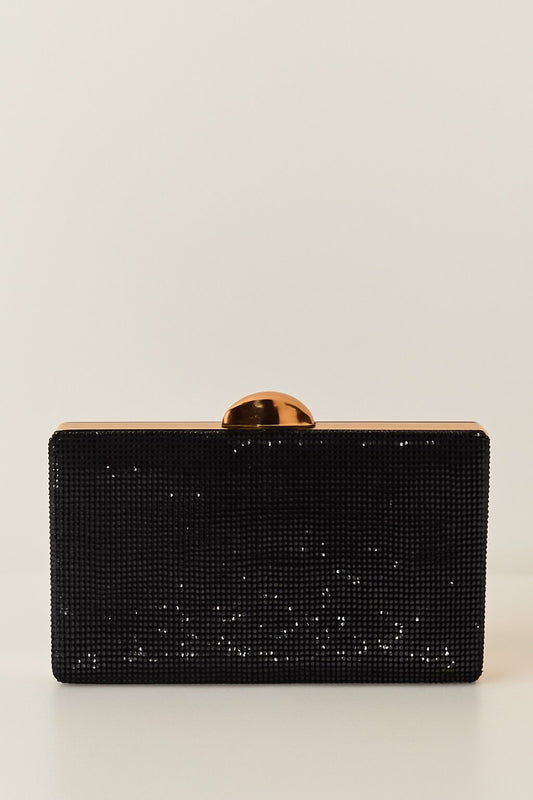 Clutch de fiesta con asa de cadena