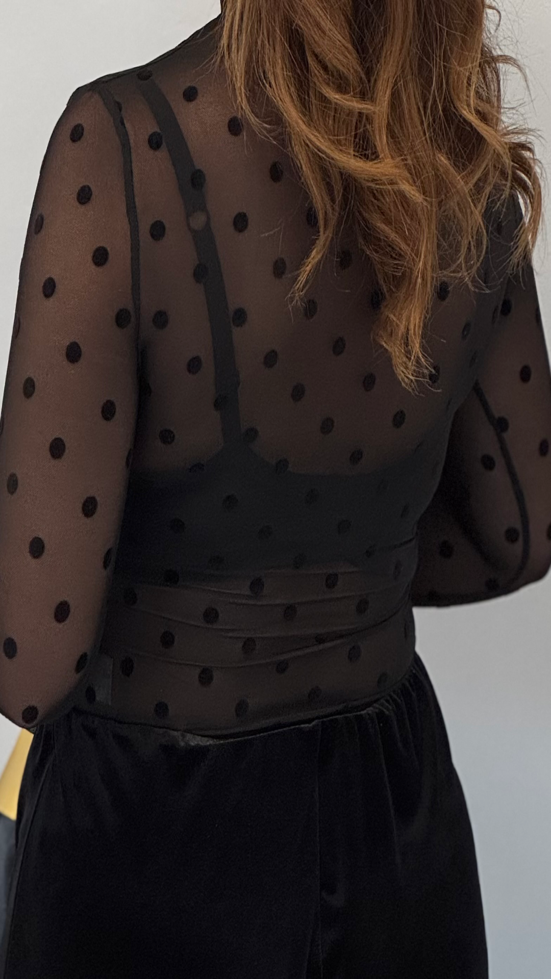 Top transparente lunares