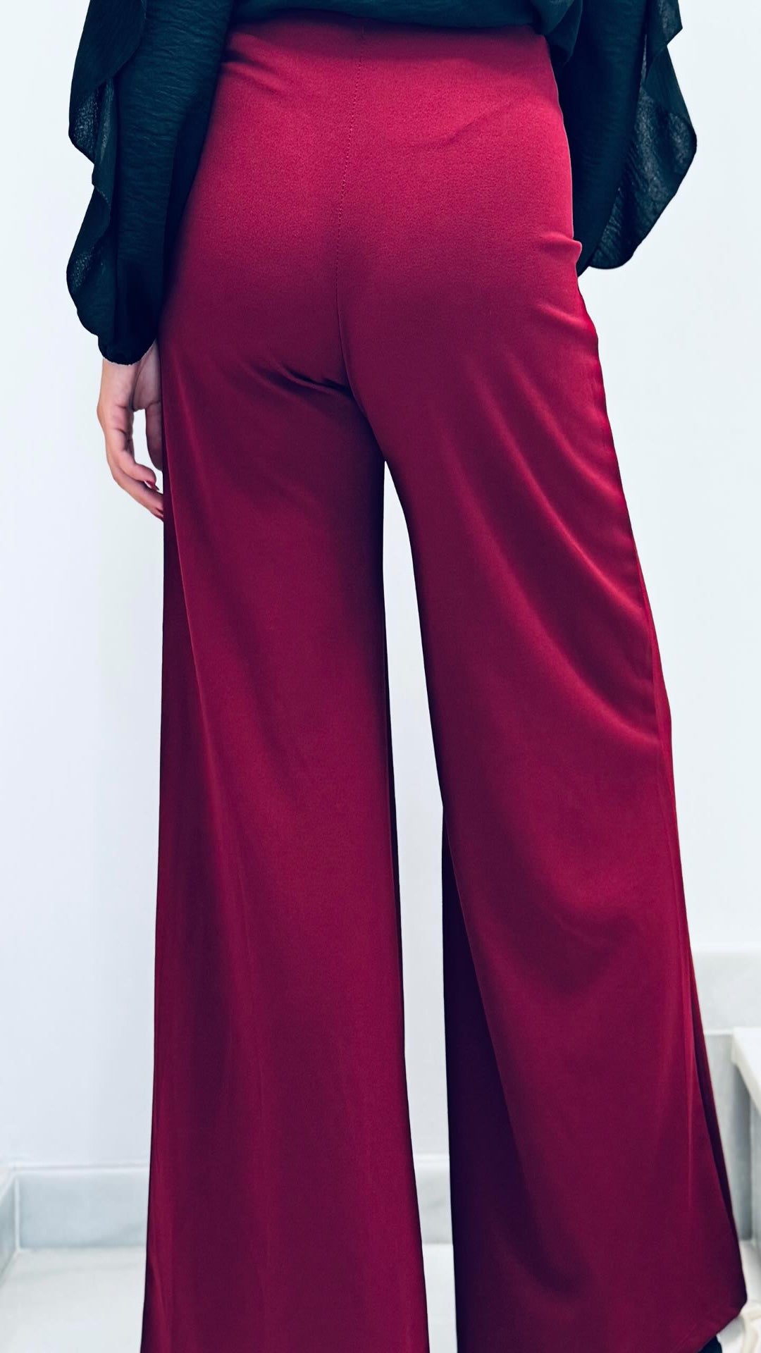 Pantalón fluido recto