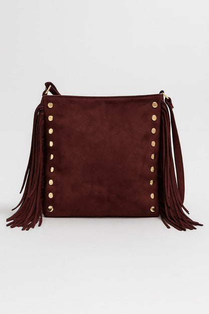Bolso bandolera con flecos