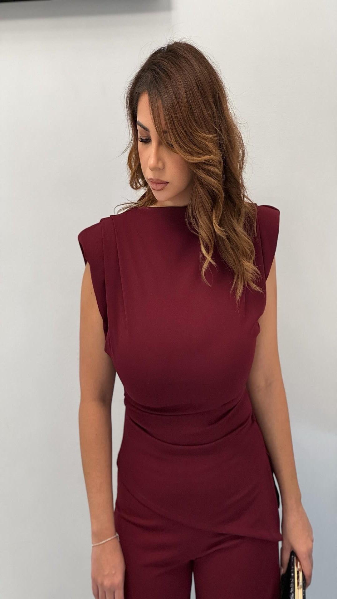 Top hombreras asimétrico