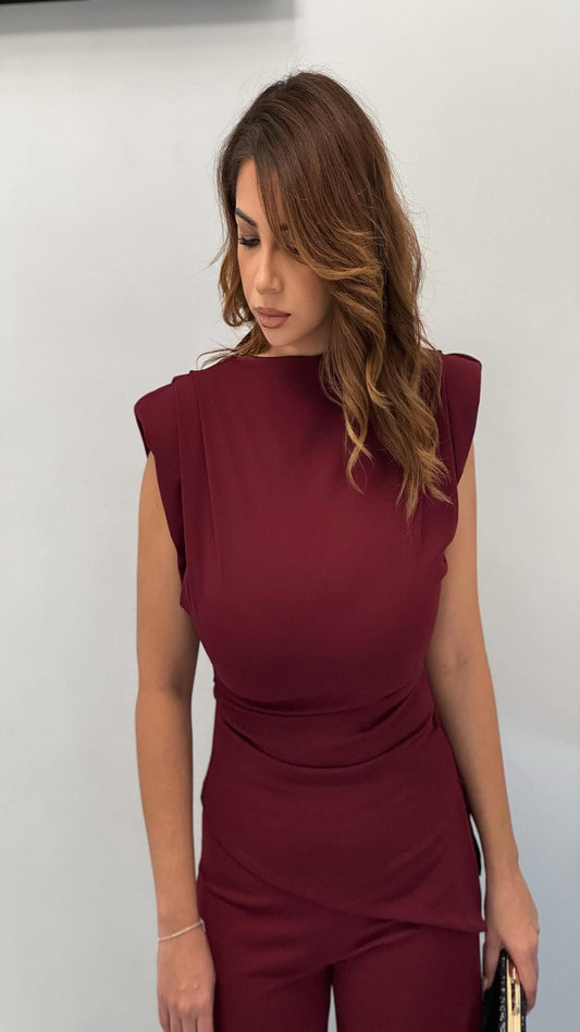 Top hombreras asimétrico