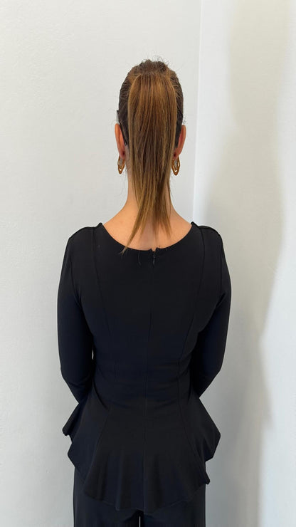 Top peplum stretch
