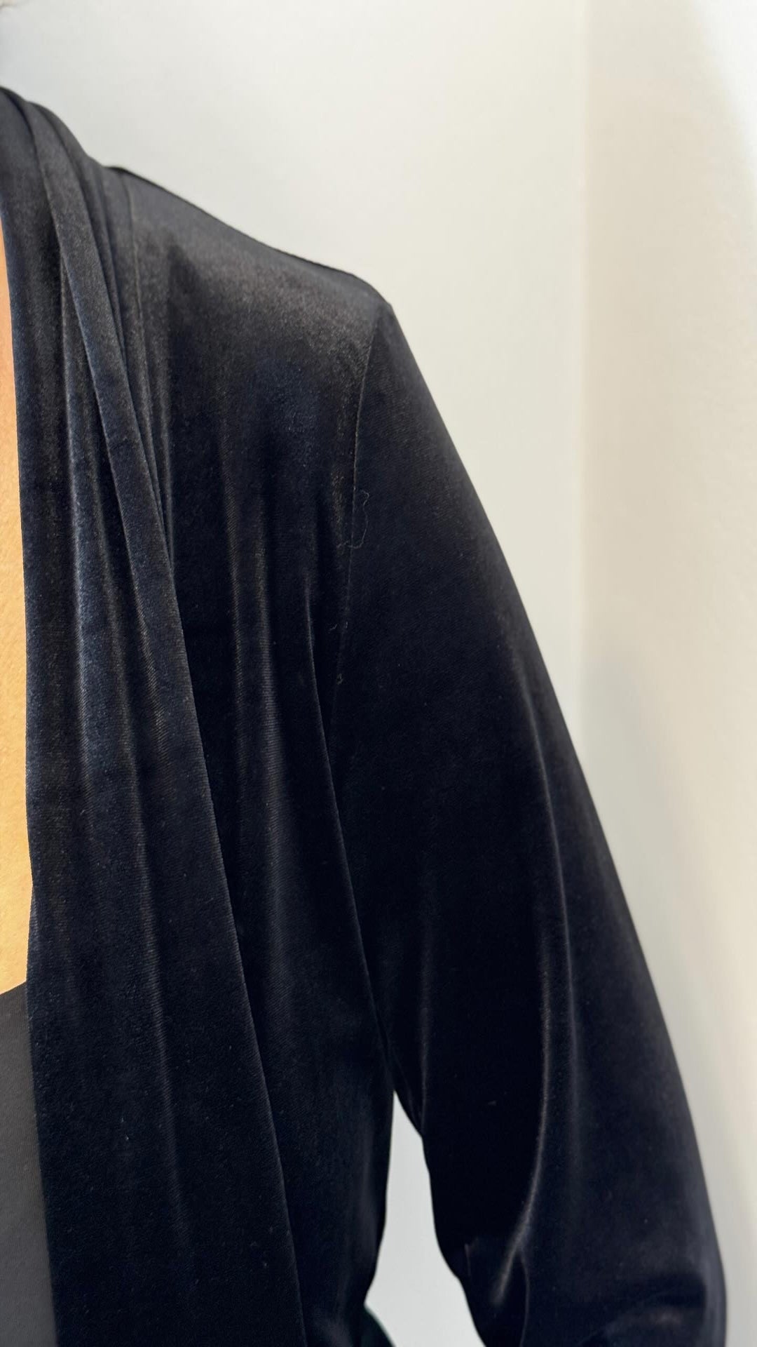 Blazer terciopelo fluido