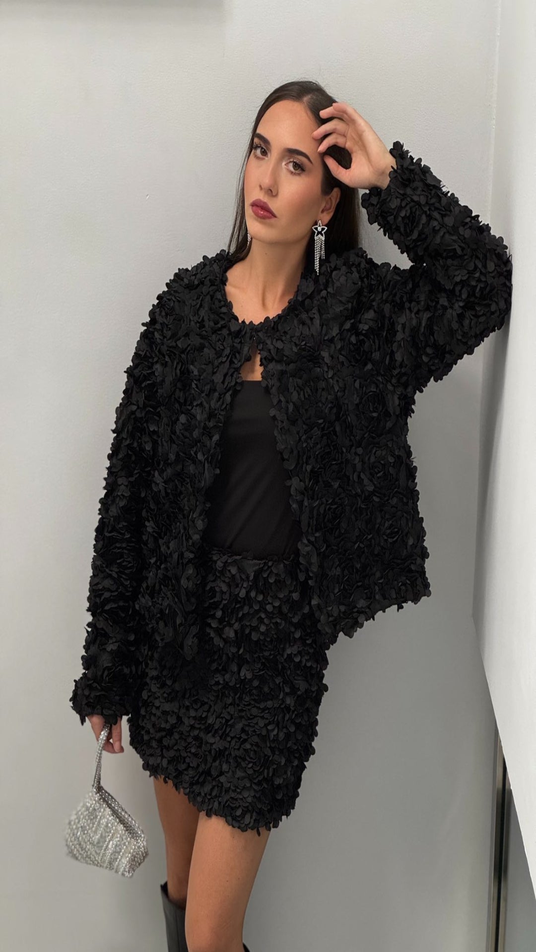 Chaqueta diseño flores