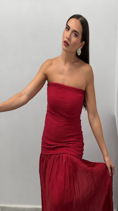 Vestido palabra de honor