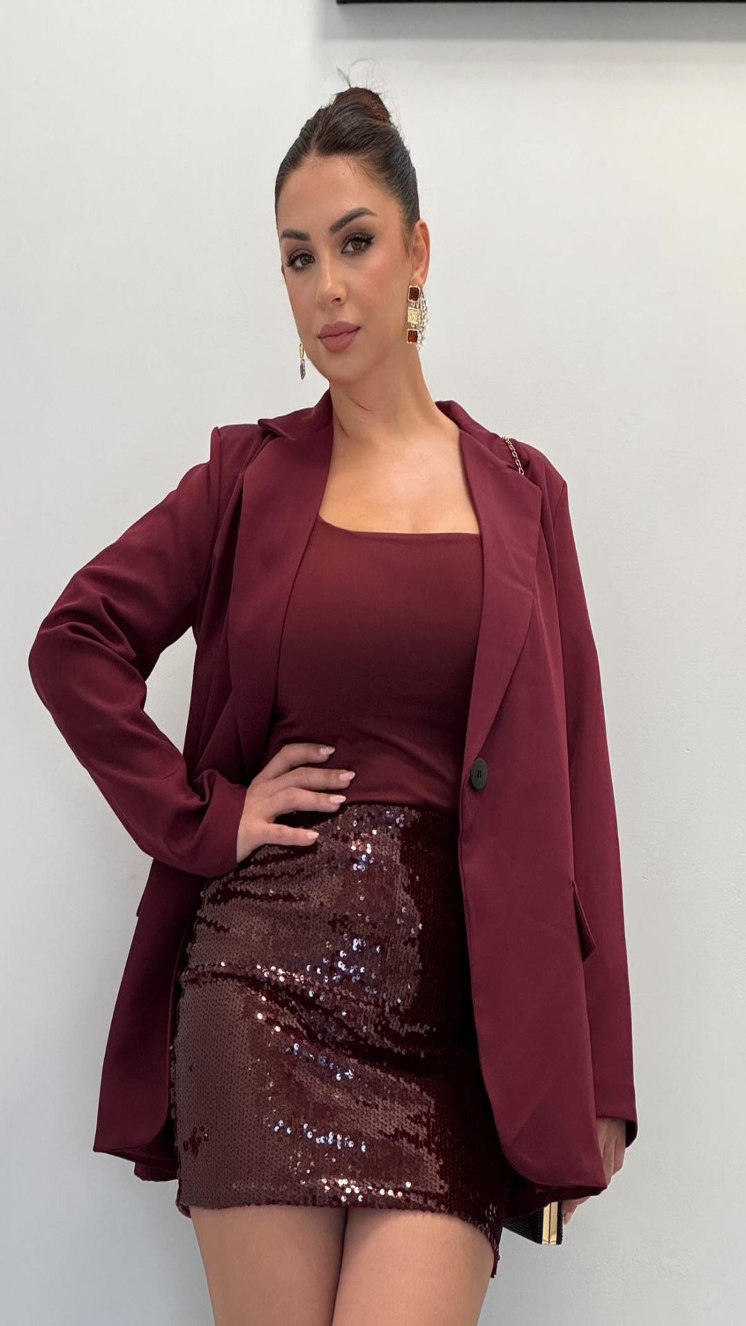 Blazer básica fluida