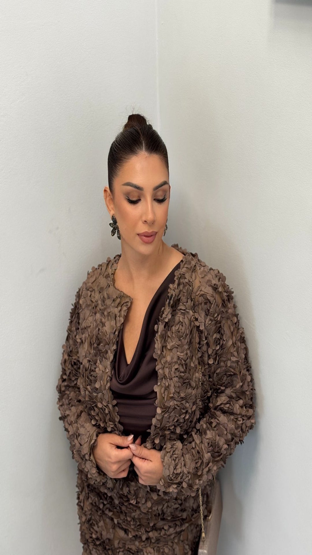 Chaqueta diseño flores