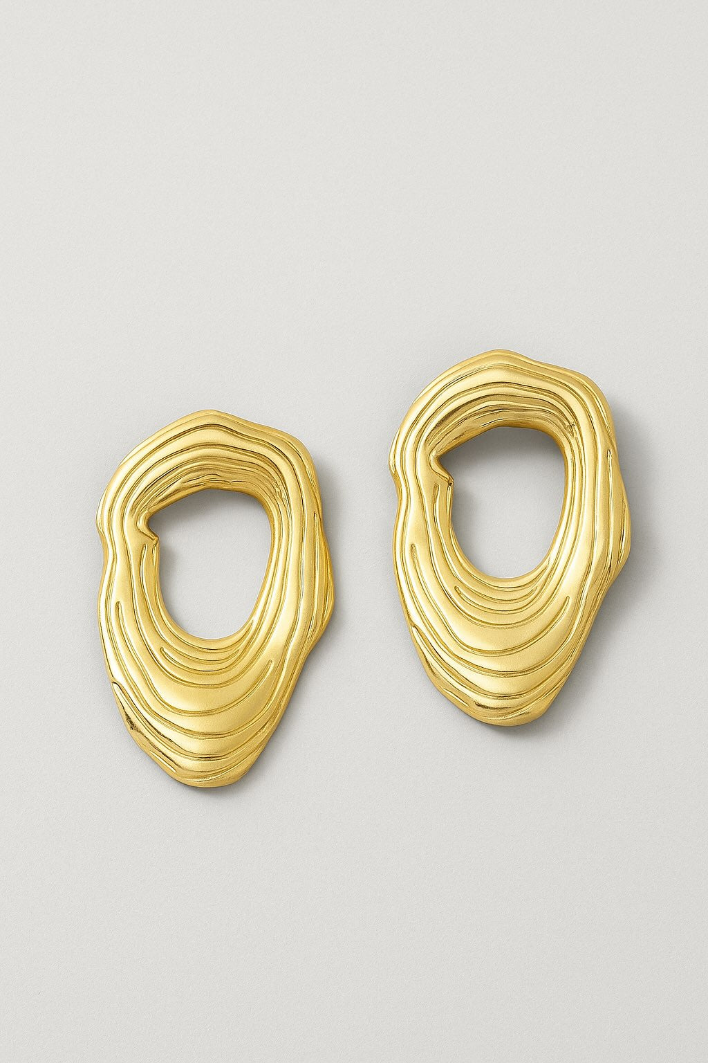 Pendientes maxi metálicos