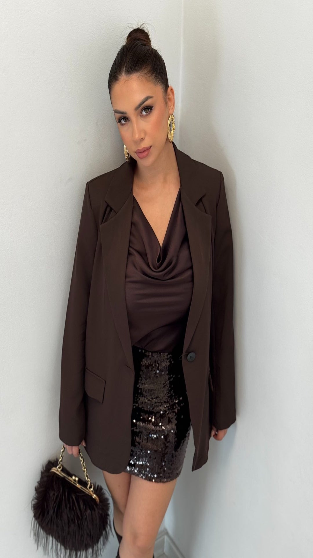 Blazer básica fluida