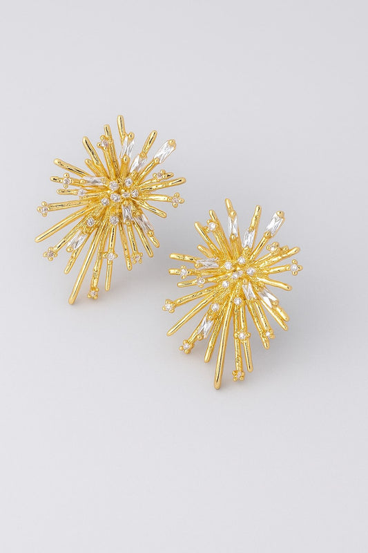 Pendientes diseño flor