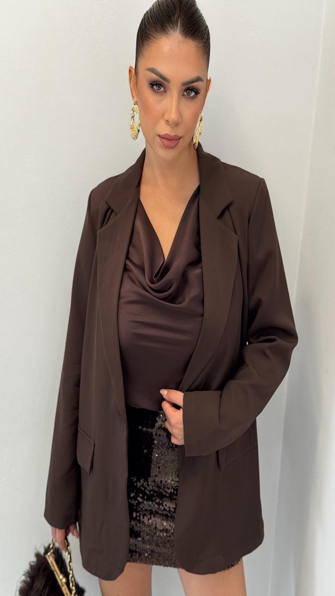 Blazer básica fluida