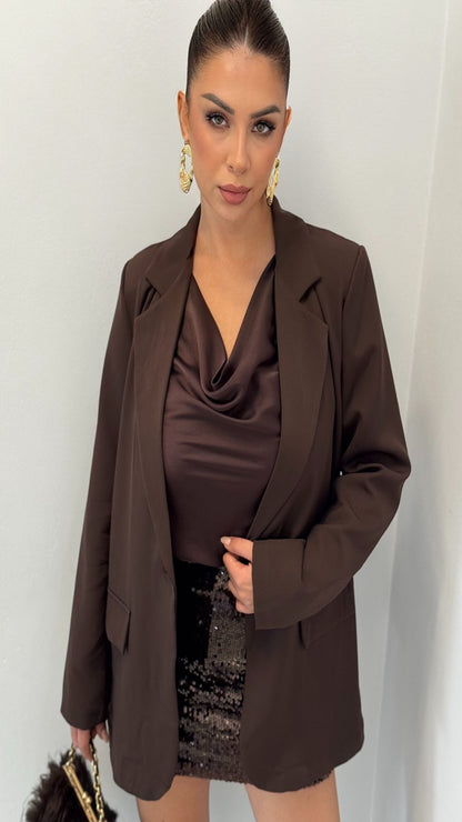 Blazer básica fluida